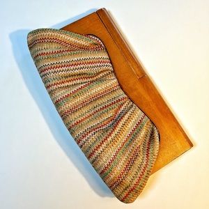 Wooden Vintage Clutch 👛